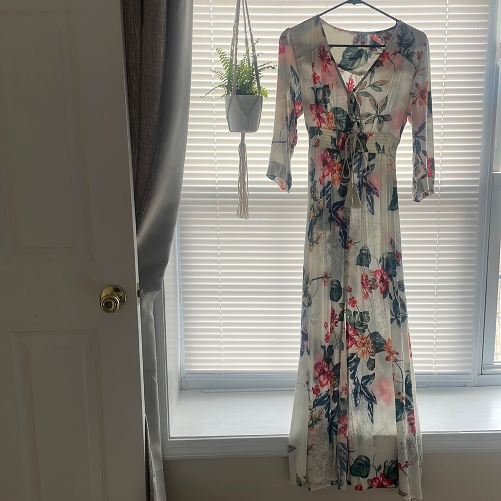 Floral Maxi Dress Small